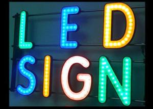 Multicolor Scrolling LED Signs 10mm Pixels Programmable Scrolling Display Board