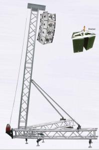 8-10M Aluminum Line Array Speaker Truss Hang Up Speakers