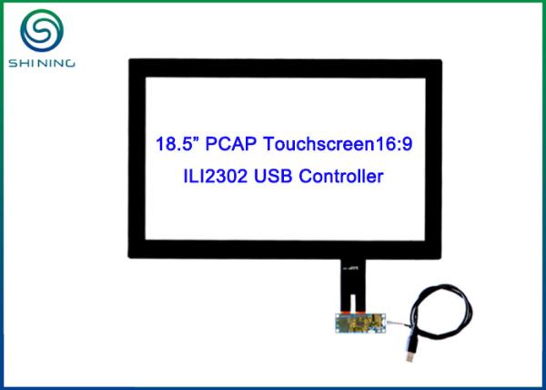 USB Interface POS Computer Touch Screen , Projected Capacitive 18.5" Touch