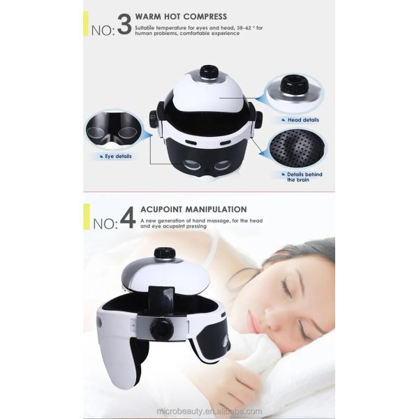 Wireless Intelligent Scalp Massager For Body Relaxation Stress Relief Eye And Head Massager
