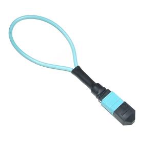 China MPO Fiber Optic Loopback 24 Cores OM4 With ISO9001 Certified on sale