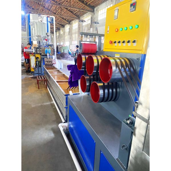 Plastic PET PP Belt Band Extrusion Line 0.6 - 12mm Thickness Strap Belt Making Machine