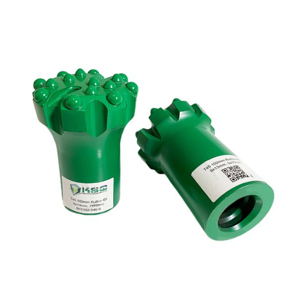 T45 102mm Spherical Shape Threaded Button Drill Bits