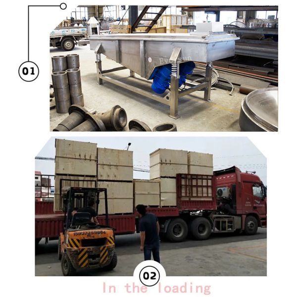 Multilayer Stainless Steel Linear Vibrating Screen For Kaolin Powder