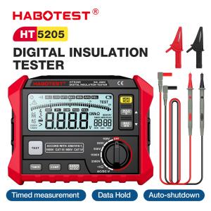 China HT5205 Digital Insulation Resistance Tester High-Precision 2500V Voltmeter Resistance Meter 0~200GΩ Megohmeter Ohmmeter on sale