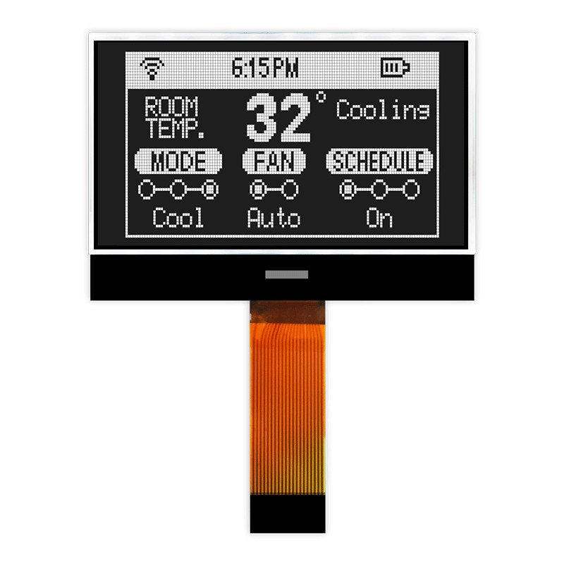 128X64 Monochrome COG LCD Module 3.3V MCU8080 ST7567 HTG12864T