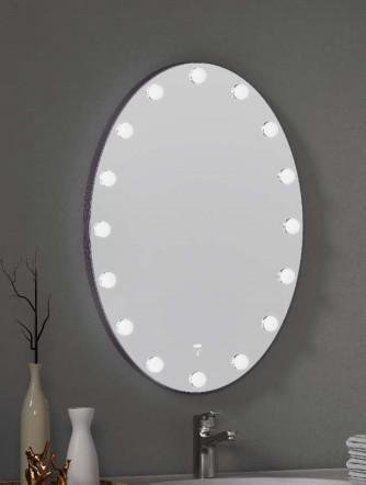 Quality Fogless Round LED Bathroom Mirrors With Light Touch Sensor for sale