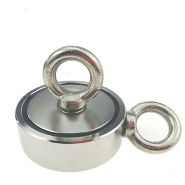 300KG Pull Force Cup Shape Double Face Fishing Magnet Holder for Dependable Retrieval