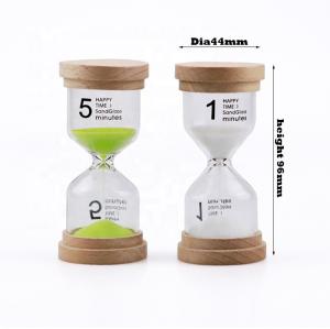 China 6pcs Pack Set Small Hourglass 1 3 5 10 15 20 30 Minutes For Kids Time Management on sale