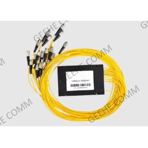 Wholesale Corning Fiber ABS PLC Splitter Single Mode 1×16 Optic Splitters FTTH from china suppliers