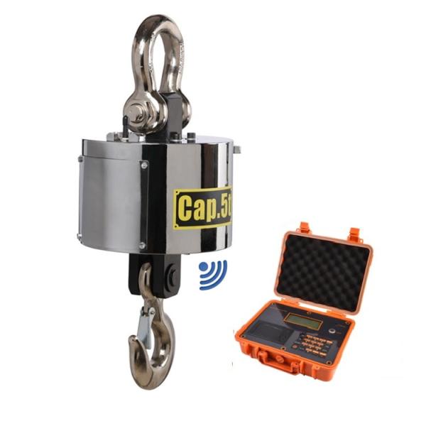 Quality 10t 30t 50t Wireless Hanging Crane Scale For Construction for sale