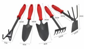 Soft Rubberized Weeder Transplanter Trowel Garden Hand Tool Set