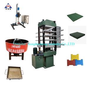 Wholesale Interlock Rubber Gym Tile Making Machine Fully Automated 2.2KW from china suppliers