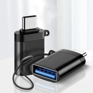 China High Compatible Mini Lanyard Metal Shell OTG Type C 3.1 Male to USB 3.0 Female Adapter on sale