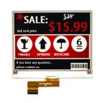400x300 dots 4.2 Inch Static 3 colors E-Ink Screen E-Paper Label Ultra-Low Power