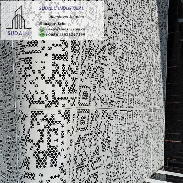 Quality SUDALU Modern Exterior Aluminium Wall Cladding Panels Customized Design Pattern Panel for sale