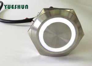 Wholesale 25mm Push Button Switch LED Illuminated , 24V 12V Illuminated Push Button Switch from china suppliers