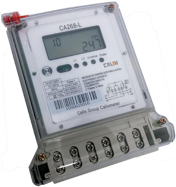 Quality BS Connection 2 Phase Electric Meter Compact Electric Power Meter for sale