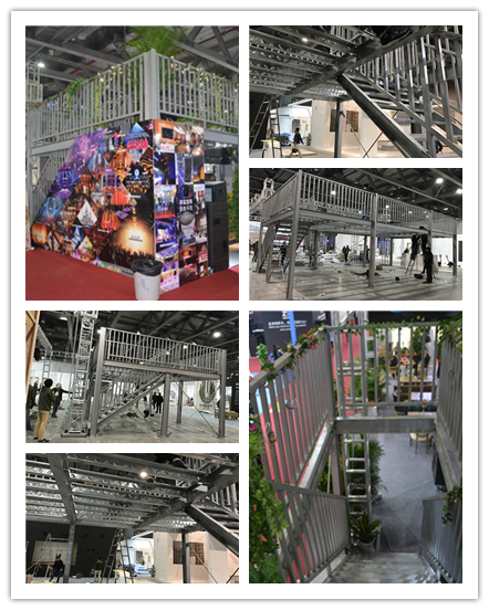 Lightweight Steel Structure Platforms For Exhibition