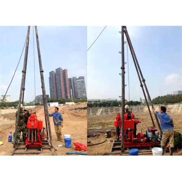 100m Engineering Drilling Rig Geological Exploration Hydraulic