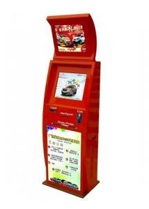 China Multi Language Dual Screen Kiosk Self Service Payment With Keyboard on sale