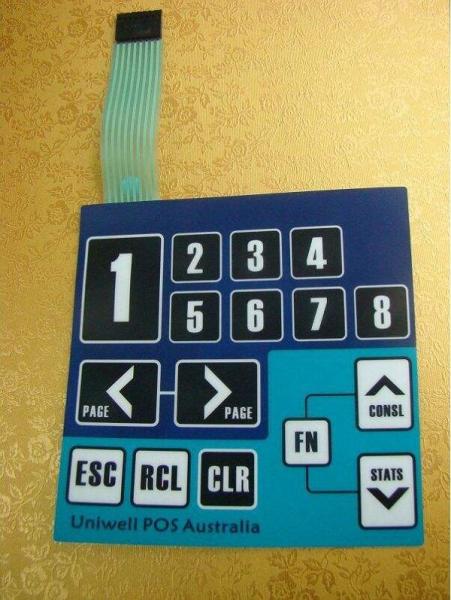 Quality Flexible Membrane Switch Keypad , Embossed Tactile Membrane Switch for sale