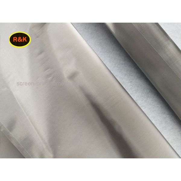 Non Electrostatic Ultra Fine Stainless Steel Mesh Screen For Glitter Print