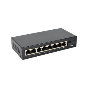 China 8 Port Ethernet Switch 10/100/1000M RJ45 LAN Network Switch 20KM 1SC Fiber Port for ISP on sale