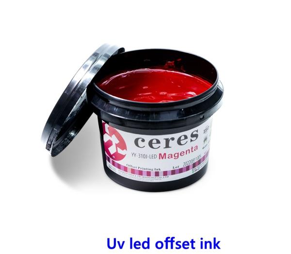 Quality MSDS UV Offset Ink Ceres 1 Kg Can Solvent Based Ink YY-213 Fast Drying for sale