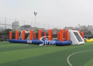 Wholesale Green Soap Inflatable Football Pitch Hire Kids N Adults Outdoor Football Training Sport from china suppliers
