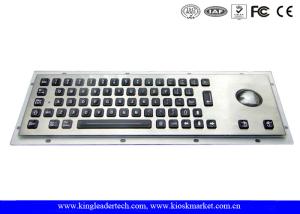 China 65 Full Travel Backlit Keys Illuminated Metal Keyboard , Industrial Computer Keyboard on sale