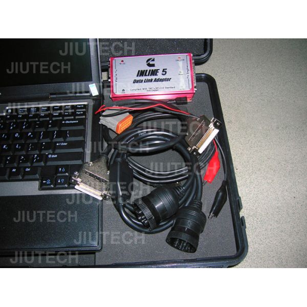 Full Set Cummins Insite Inline5 + laptop + Calterm For Excavator Scanner