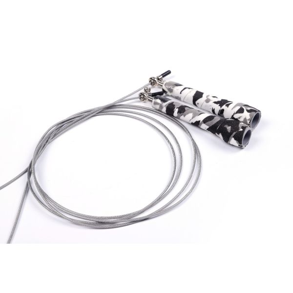 High Quality Fitness Workout Weighted Handle Pvc Coated Steel Wire Adjustable Speed Skipping Rope Jump Rope