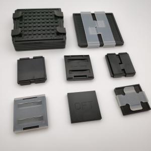 China ESD 2inch Recyclable Waffle Pack Lids Clips Push Pull Type on sale