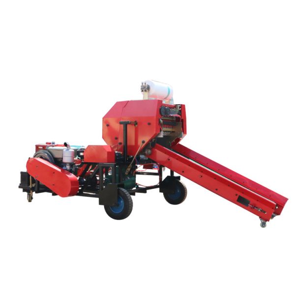 High Efficiency Corn Round Silage Baler Machine With Bearing Components