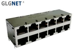 Stacked RJ45 Multiple Port Connectors