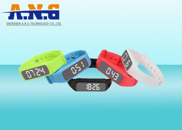 Quality Multifunction Hf Rfid Tags,Custom Printed Rfid Wristbands With Led Pedometer for sale