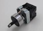 Three Position Maintain Push Button Electrical Switch 380V AC Selector Type