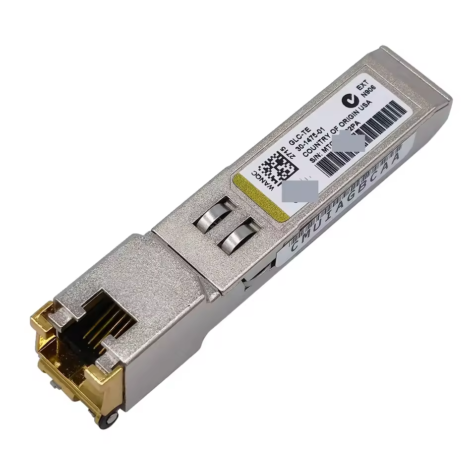 1000BASE-T Gigabit Ethernet Transceiver Module Copper SFP RJ-45 Networking Devices-GLC-TE