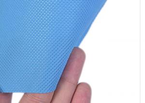 China Medical Blue SMMS SMS Non Woven Fabric High Strength For Hospital Surgical Gown Material on sale