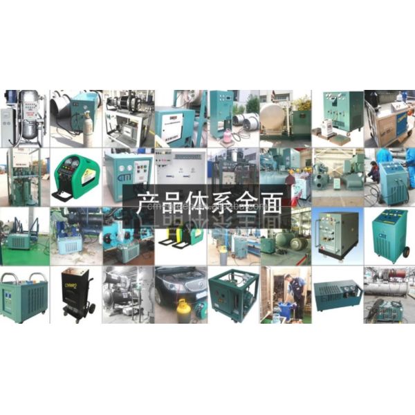 1HP Refrigerant Gas Recovery Recharge Machine R32 R290 Explosion Proof Recovery Unit ATEX Recovery Pump