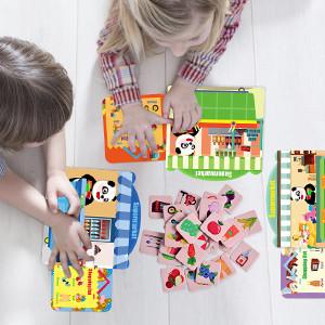 Early Educational Flash Cards Memory Board Game for Children