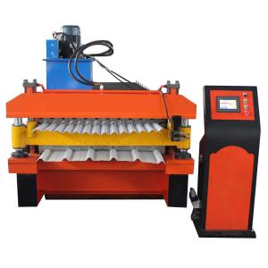 Wholesale Corrugated Ppgi Double Layer Roll Forming Machine Full Automatic Plc Control from china suppliers