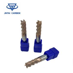 China 4 Flute Extra Long Length Square End Mill Cutters / Carbide Indexable Milling Cutters End Mill on sale