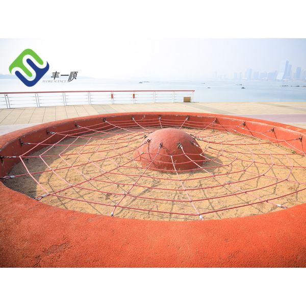 Mixed Colored 18mmx250m Playground Climbing Combination Wire Rope With 6x19 FC