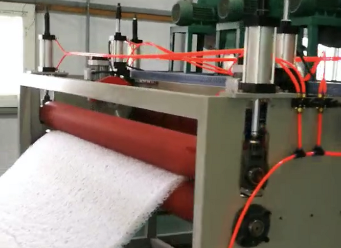 380V 50HZ Plastic Mat Making Machine , PP Processing Machine For Bed Mattress