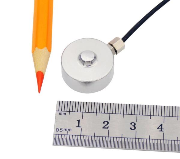 Quality Miniature Button Type Compression Force Sensor 10kN 20kN Compression Force Measurement for sale