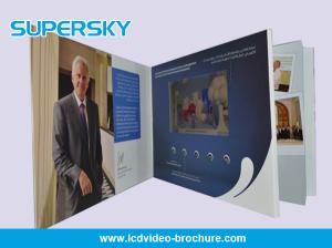 China Full Color LCD Invitation Card , Lcd Video Card Mailer With CMYK Printing on sale