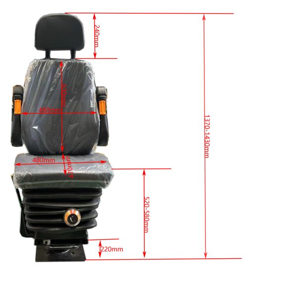 Railways Mechanical Suspension Seat M801 Rotation Air Suspension Seat