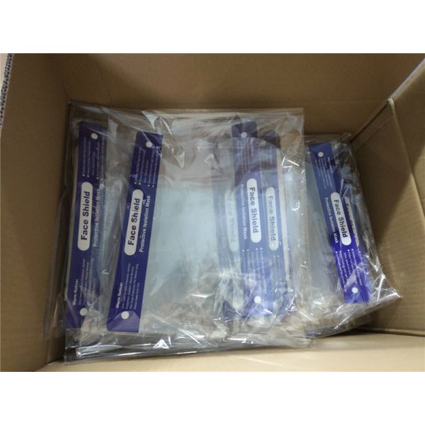 Anti - Fog PET Protective Face Shields Transparent Against Saliva And Flying Dust